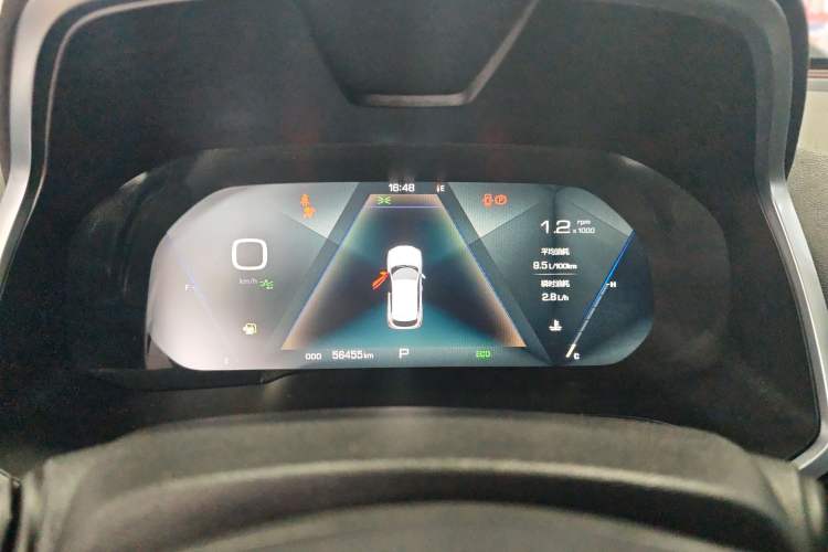 Used Wey VV5 2017 2.0T Flagship Edition Odometer Close Up