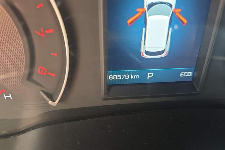 Used Wey VV5 2017 2.0T Ultra-Luxury Version Odometer Close Up