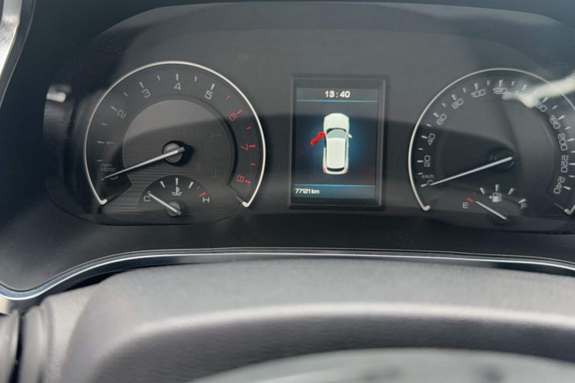 Used Wey VV5 2017 2.0T Ultra-Luxury Version Odometer Close Up