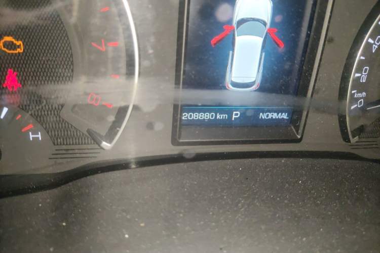 Used Wey VV5 2017 2.0T Ultra-Luxury Version Odometer Close Up
