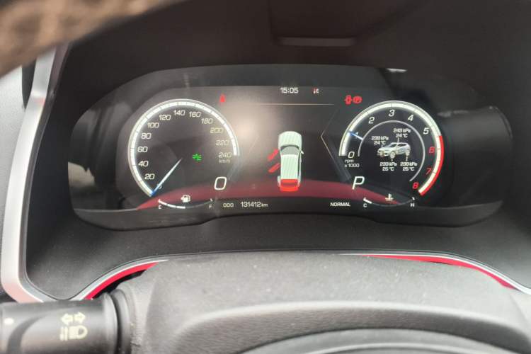 Used Wey VV5 2019 Upgraded Model 2.0T Two-Wheel Drive Flagship Version China VI Standard Instrument Cluster
