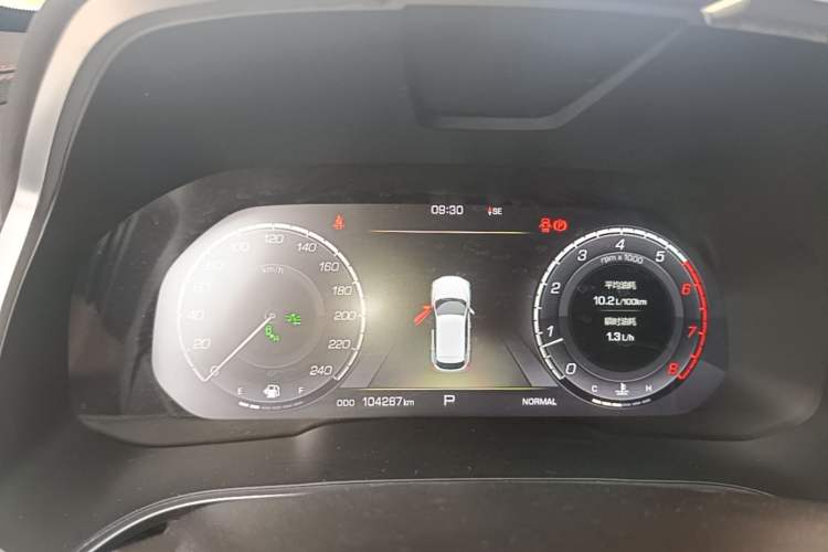 Used Wey VV5 2019 Upgraded Model 2.0T Two-Wheel Drive Flagship Version China V Standard Instrument Cluster