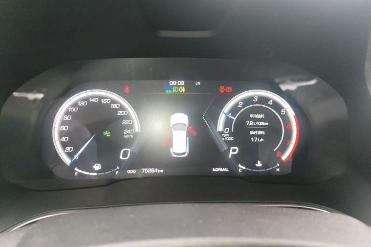 Used Wey VV5 2019 1.5T Two-Wheel Drive Smart Pioneer Instrument Cluster