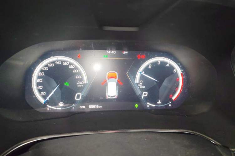 Used Wey VV5 2019 Upgraded Model 2.0T Four-Wheel Drive Flagship Version China V Standard Instrument Cluster