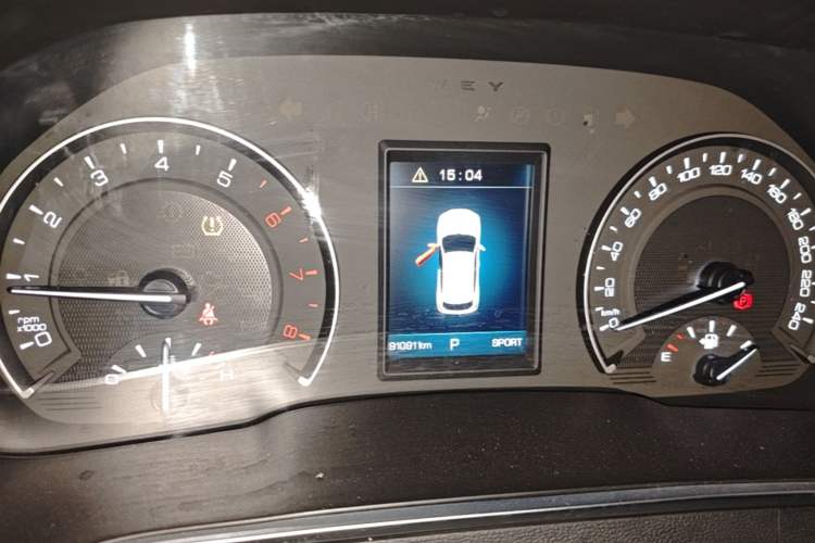 Used Wey VV5 2019 Upgraded Model 2.0T Two-Wheel Drive Ultra-Luxury Version China V Standard Instrument Cluster