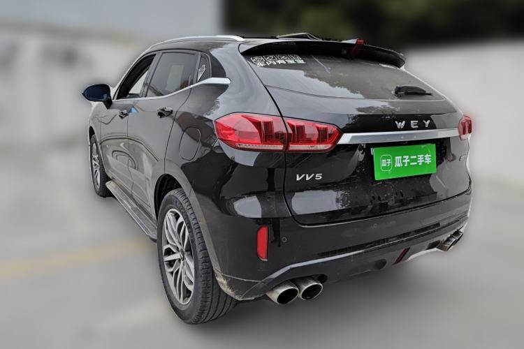 Used Wey VV5 2019 Upgraded Model 2.0T Two-Wheel Drive Ultra-Luxury Version China V Standard Rear Left 45 Deg