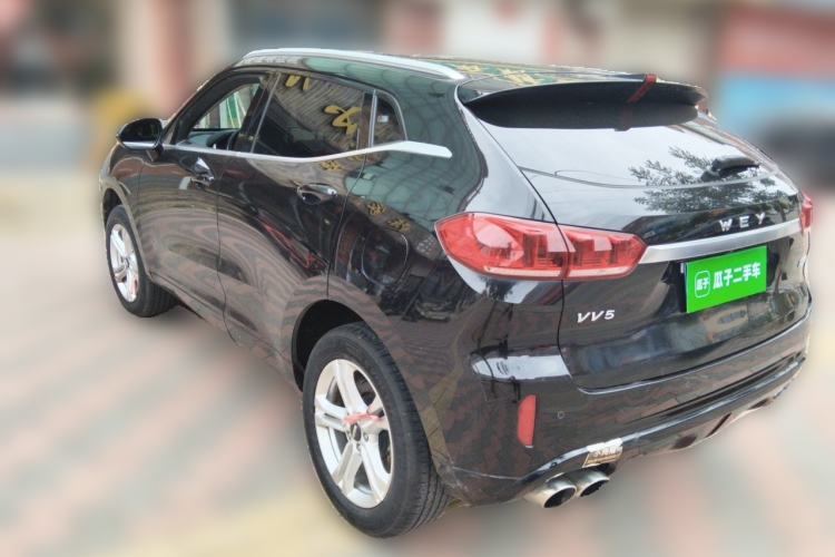 Used Wey VV5 2019 1.5T Two-Wheel Drive Color Pioneer Rear Left 45 Deg