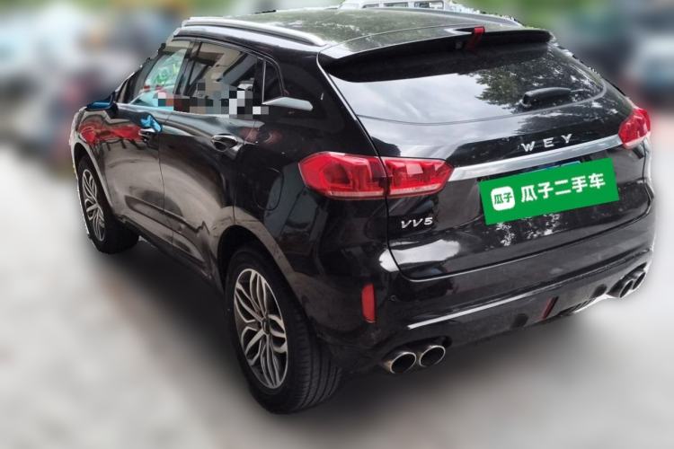 Used Wey VV5 2019 Upgraded Model 2.0T Two-Wheel Drive Ultra-Luxury Version China V Standard Rear Left 45 Deg