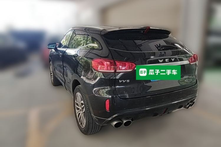 Used Wey VV5 2019 Upgraded Model 2.0T Two-Wheel Drive Ultra-Luxury Version China V Standard Rear Left 45 Deg