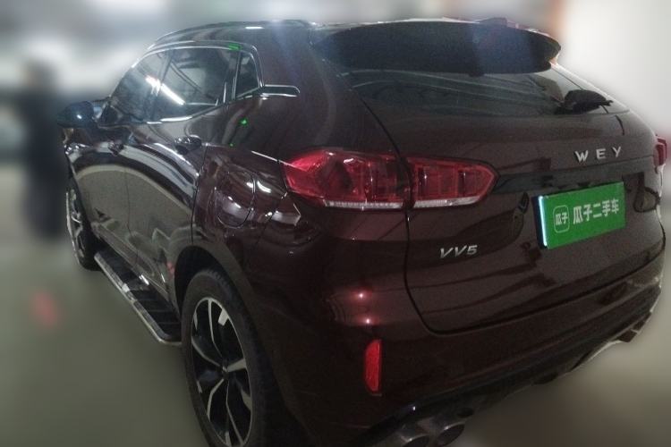 Used Wey VV5 2019 Upgraded Model 2.0T Two-Wheel Drive Flagship Version China V Standard Rear Left 45 Deg