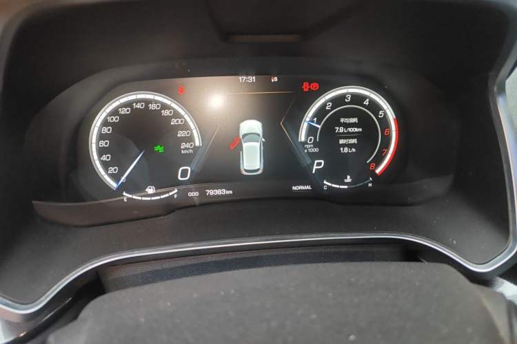 Used Wey VV5 2019 1.5T Two-Wheel Drive Smart Pioneer Instrument Cluster