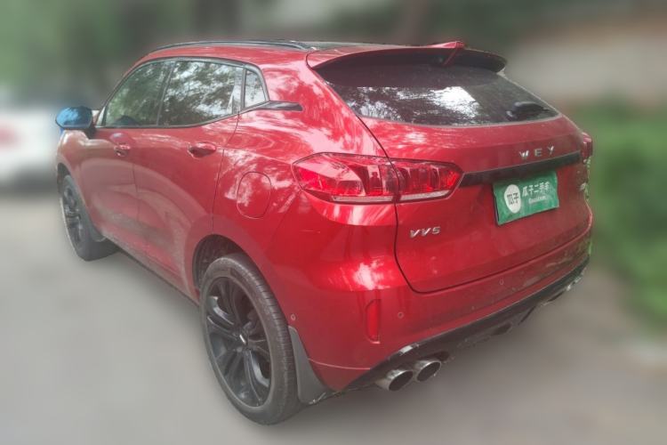 Used Wey VV5 2019 Upgraded Model 2.0T Two-Wheel Drive Flagship Version China V Standard Rear Left 45 Deg