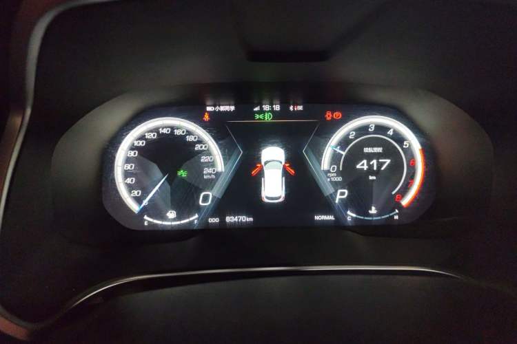 Used Wey VV5 2019 1.5T Two-Wheel Drive Smart Pioneer Instrument Cluster