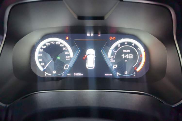 Used Wey VV5 2019 Upgraded Model 2.0T Two-Wheel Drive Flagship Version China V Standard Instrument Cluster