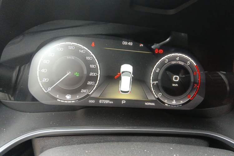 Used Wey VV5 2019 1.5T Two-Wheel Drive Smart Pioneer Instrument Cluster
