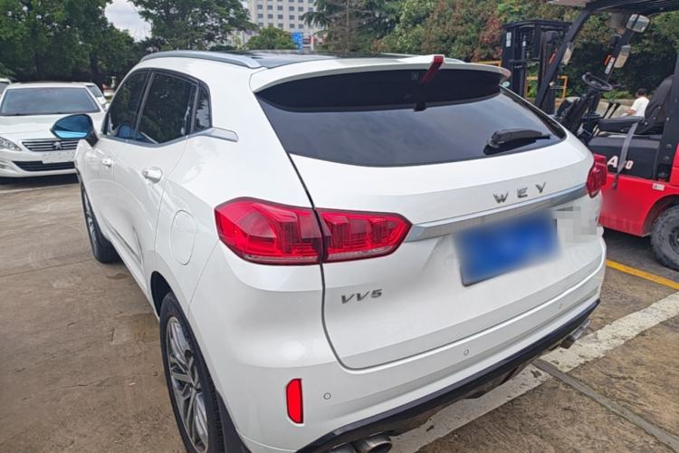 Used Wey VV5 2019 Upgraded Model 2.0T Two-Wheel Drive Ultra-Luxury Version China V Standard Rear Left 45 Deg