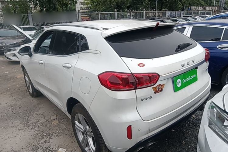 Used Wey VV5 2019 1.5T Two-Wheel Drive Color Pioneer Rear Left 45 Deg