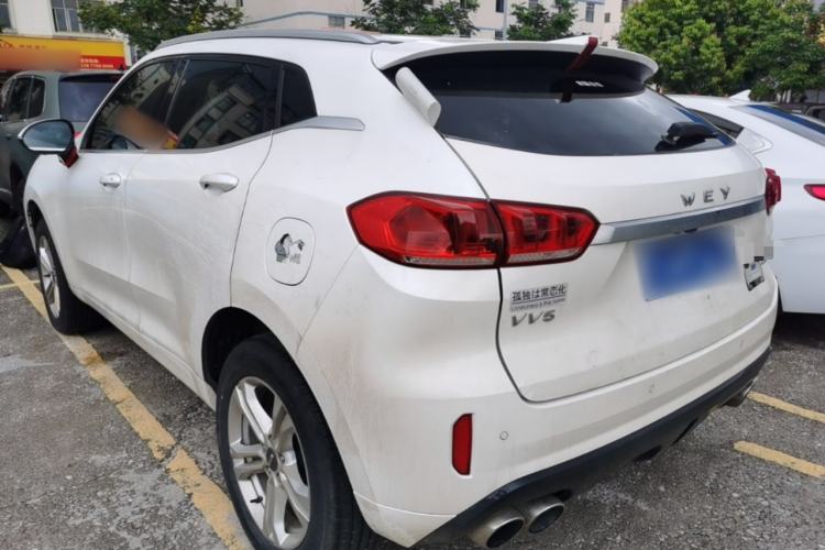 Used Wey VV5 2019 1.5T Two-Wheel Drive Color Pioneer Rear Left 45 Deg