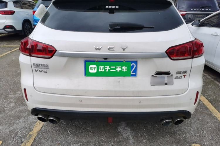 Used Wey VV5 2019 1.5T Two-Wheel Drive Color Pioneer Rear