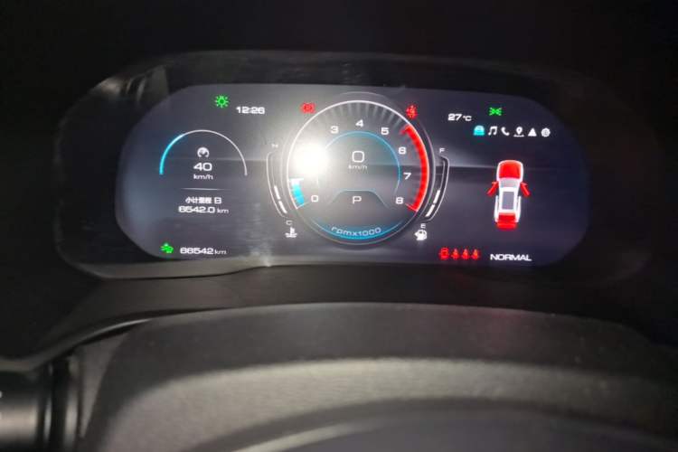 Used Wey VV5 2020 1.5T Two-Wheel Drive Smart Pioneer Instrument Cluster