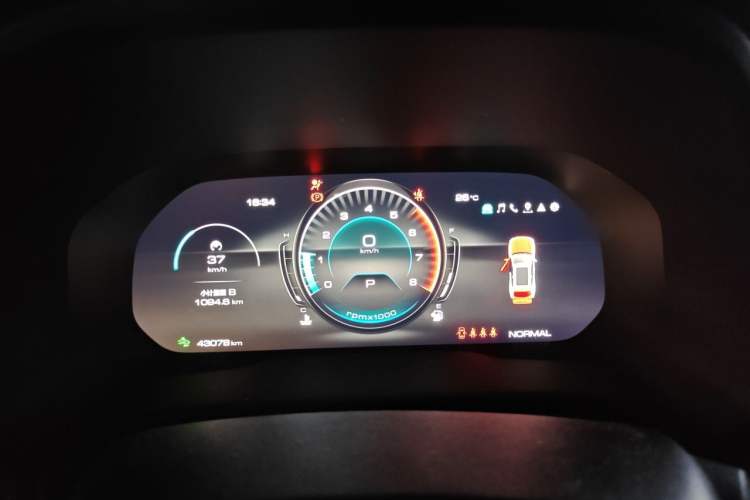 Used Wey VV5 2020 1.5T Two-Wheel Drive Smart Pioneer Instrument Cluster