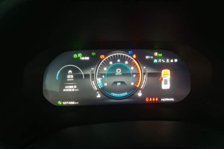 Used Wey VV5 2020 1.5T Two-Wheel Drive Smart Pioneer Instrument Cluster