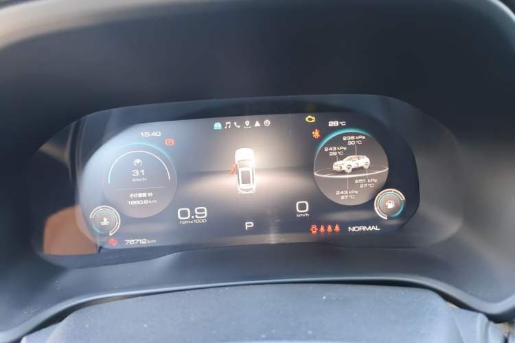 Used Wey VV5 2020 1.5T Two-Wheel Drive Smart Pioneer Instrument Cluster