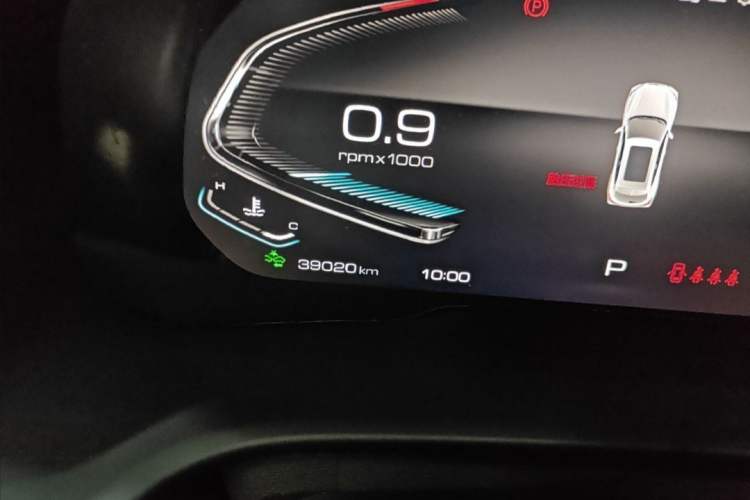 Used Wey VV5 2020 1.5T Two-Wheel Drive Smart Pioneer Odometer Close Up