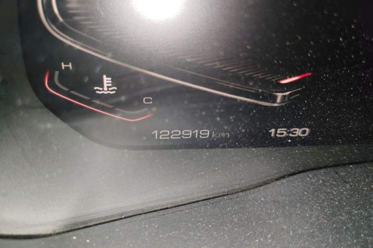 Used Wey VV5 2020 1.5T Two-Wheel Drive Smart Pioneer Odometer Close Up
