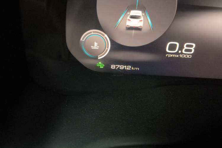 Used Wey VV5 2020 1.5T Two-Wheel Drive Smart Pioneer Odometer Close Up