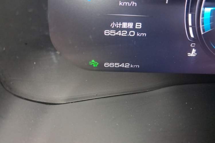 Used Wey VV5 2020 1.5T Two-Wheel Drive Smart Pioneer Odometer Close Up