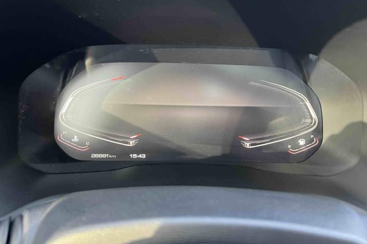 Used Wey VV5 2020 1.5T Two-Wheel Drive Smart Pioneer Odometer Close Up