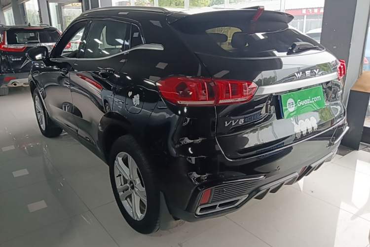 Used Wey VV5 2020 1.5T Two-Wheel Drive Color Pioneer Rear Left 45 Deg