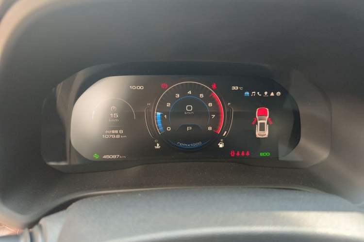 Used Wey VV5 2020 1.5T Two-Wheel Drive Smart Pioneer Instrument Cluster
