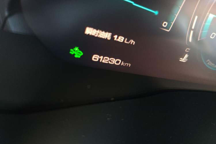 Used Wey VV5 2020 1.5T Two-Wheel Drive Smart Pioneer Odometer Close Up