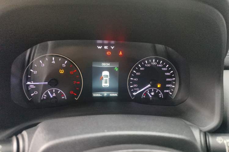 Used Wey VV5 2020 1.5T Two-Wheel Drive Color Pioneer Instrument Cluster