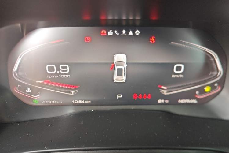 Used Wey VV5 2020 1.5T Two-Wheel Drive Smart Pioneer Instrument Cluster