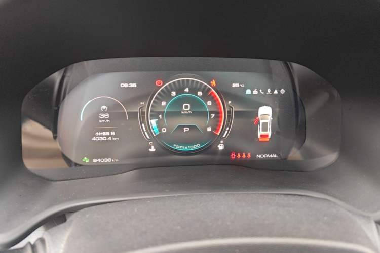 Used Wey VV5 2020 1.5T Two-Wheel Drive Smart Pioneer Instrument Cluster
