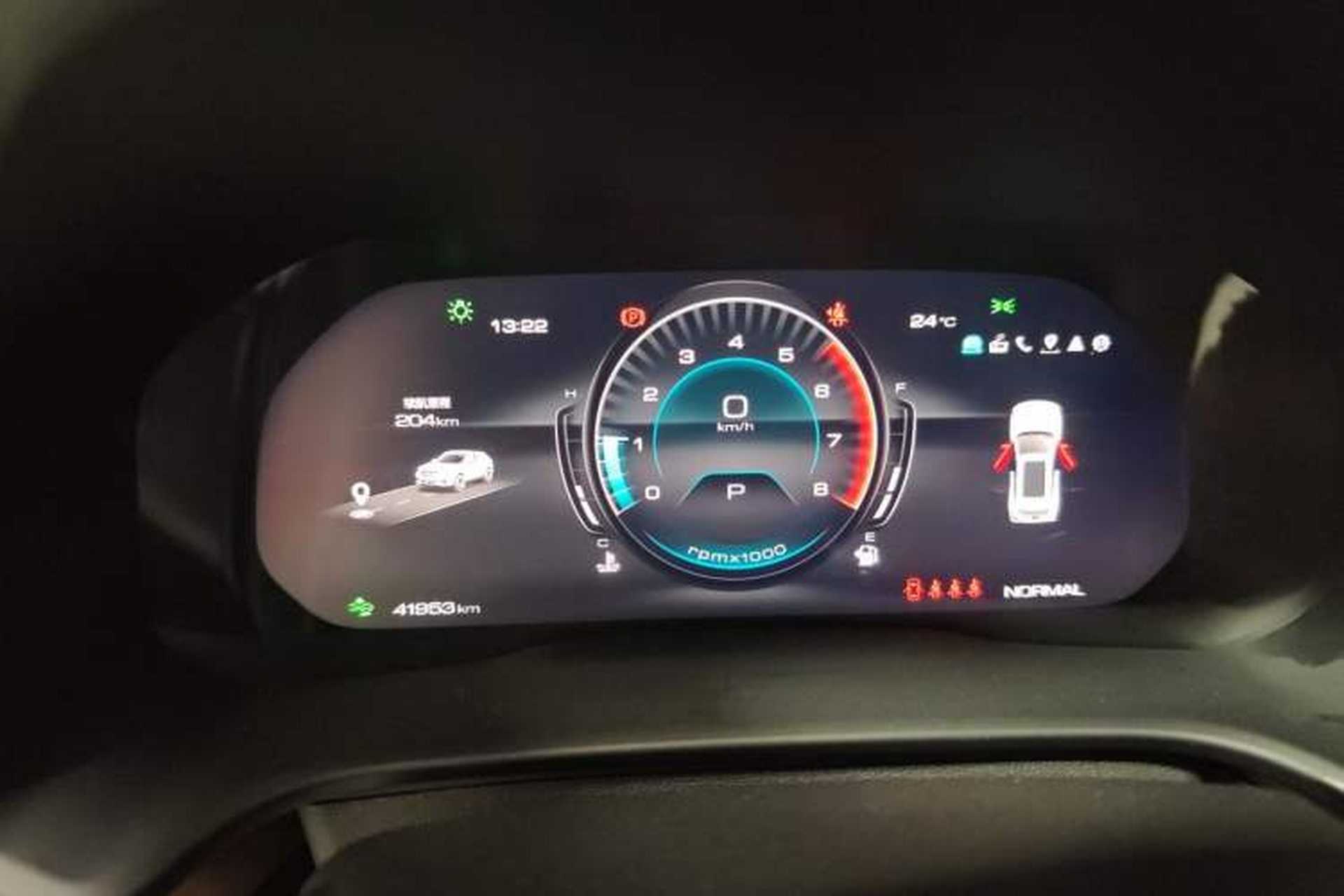 Used Wey VV5 2020 1.5T Two-Wheel Drive Smart Pioneer Instrument Cluster