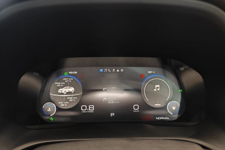 Used Wey VV5 2021 1.5T Two-Wheel Drive Smart Pioneer Instrument Cluster