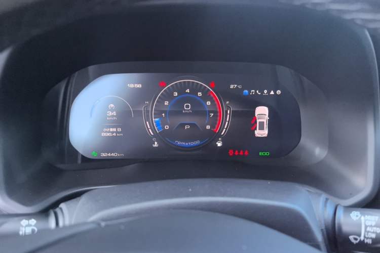 Used Wey VV5 2021 1.5T Two-Wheel Drive Smart Pioneer Instrument Cluster