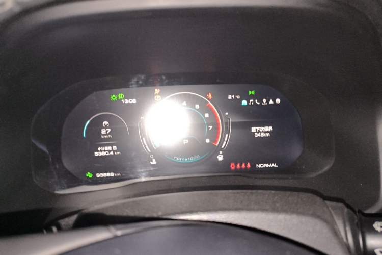 Used Wey VV5 2021 1.5T Two-Wheel Drive Smart Pioneer Instrument Cluster