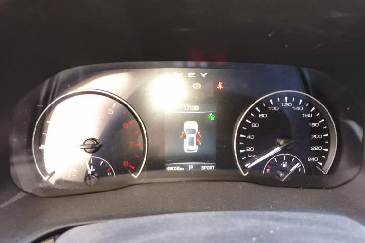 Used Wey VV5 2021 1.5T Two-Wheel Drive Color Pioneer Instrument Cluster