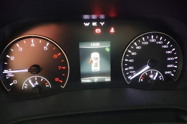 Used Wey VV5 2021 1.5T Two-Wheel Drive Color Pioneer Instrument Cluster