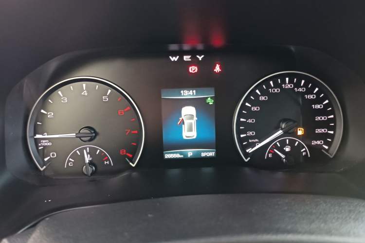 Used Wey VV5 2021 1.5T Two-Wheel Drive Color Pioneer Instrument Cluster