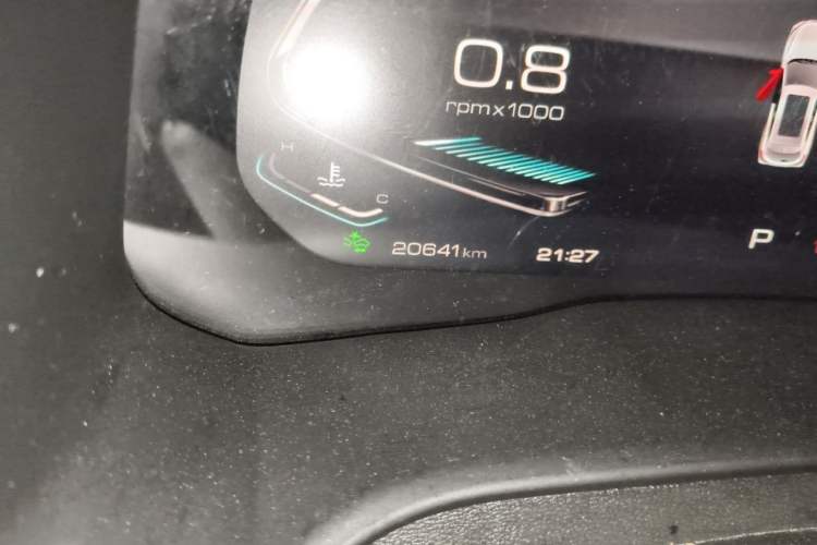 Used Wey VV5 2021 1.5T Two-Wheel Drive Smart Pioneer Odometer Close Up