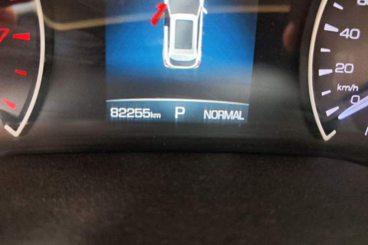Used Wey VV5 2021 1.5T Two-Wheel Drive Color Pioneer Odometer Close Up