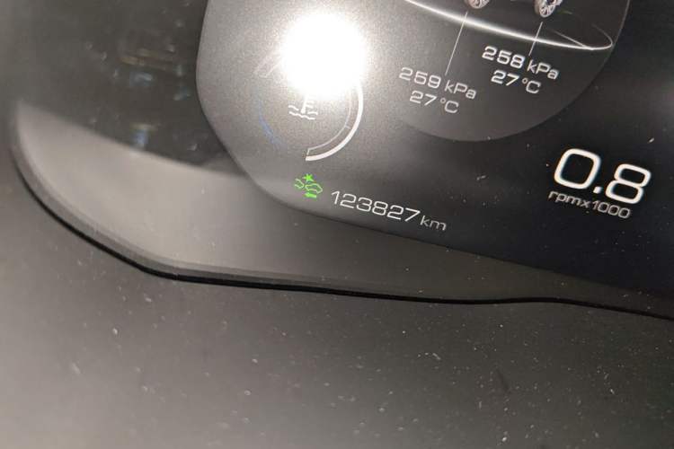 Used Wey VV5 2021 1.5T Two-Wheel Drive Smart Pioneer Odometer Close Up