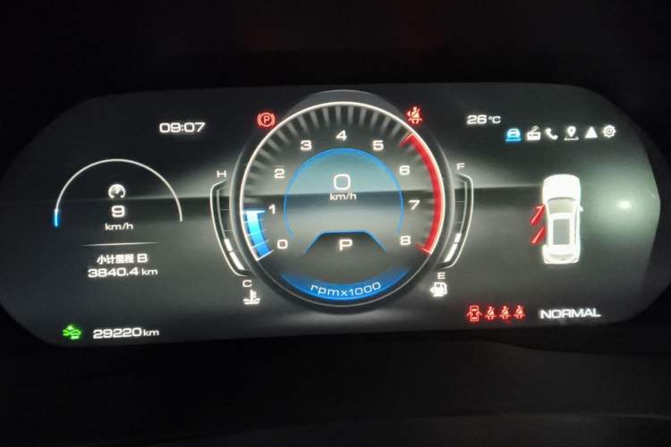 Used Wey VV5 2021 1.5T Two-Wheel Drive Smart Pioneer Instrument Cluster