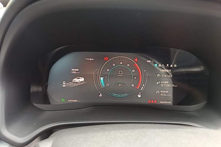 Used Wey VV5 2021 1.5T Two-Wheel Drive Smart Pioneer Instrument Cluster